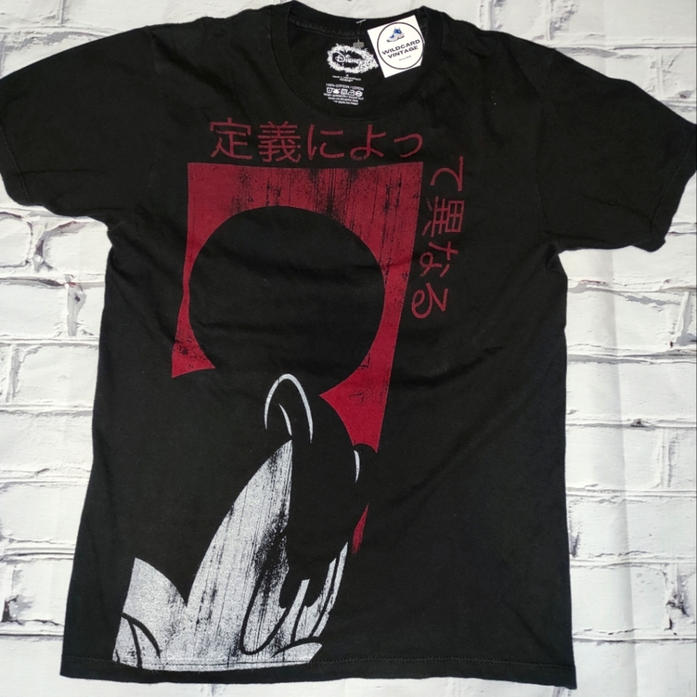 Angry Mickey Mouse Toyko Disneyland T size small